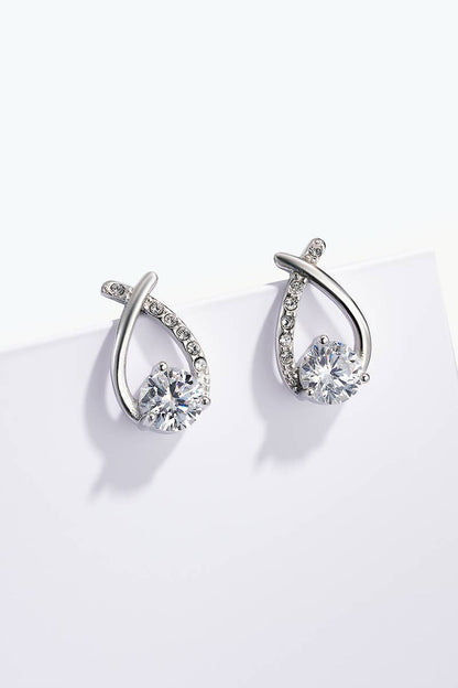 Stainless steel earrings 124AQ654