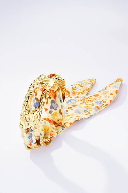Bracelets jonc en acier inoxydable avec foulard 324JJ02
