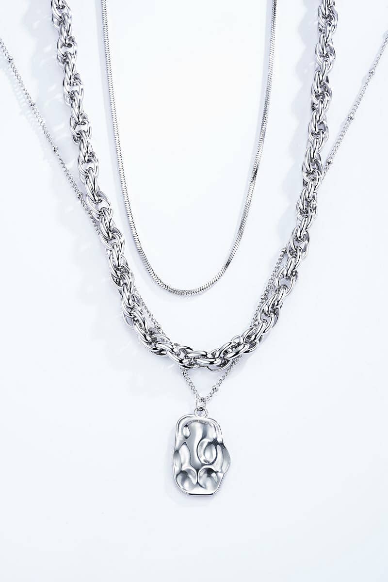 Stainless steel necklace 224DY45