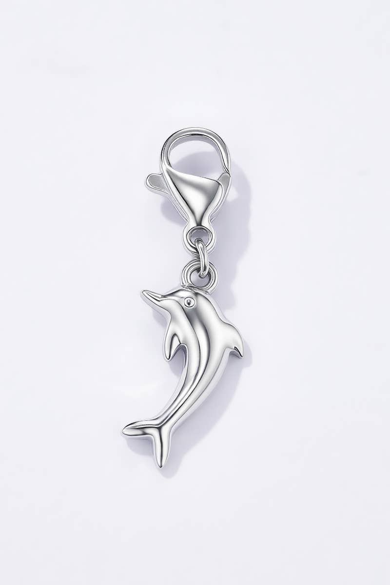 Stainless steel charm CHARM107AQ