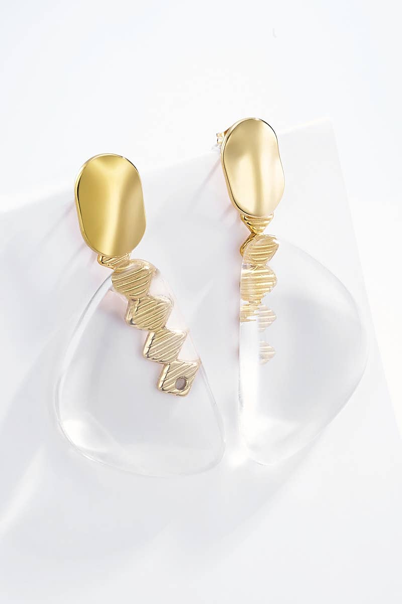 Boucles d'oreilles en acier inoxydable 124CP02
