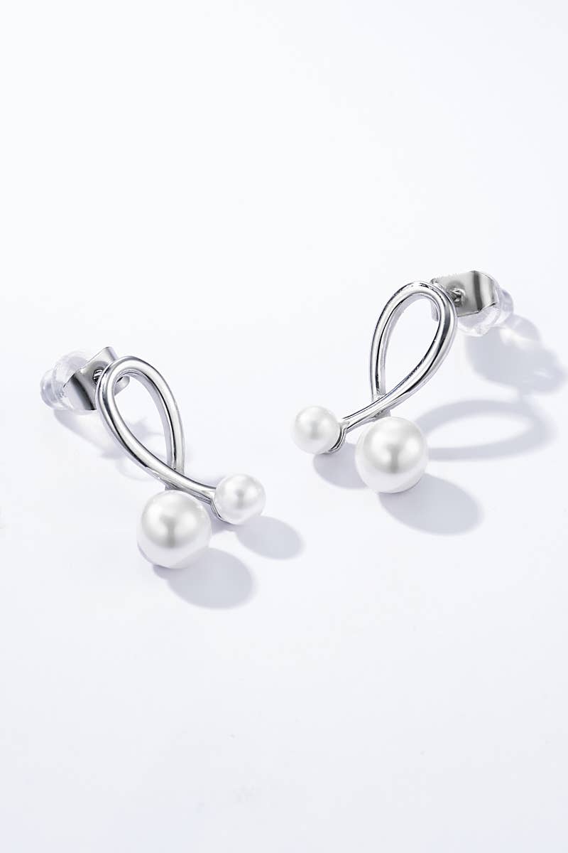 Boucles d'oreilles en acier inoxydable 124AQ341