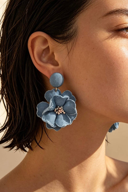 Boucles d'oreilles avec puce en acier inoxydable 124NN11