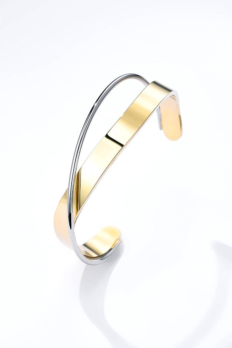 Stainless steel bangle 324AQ193