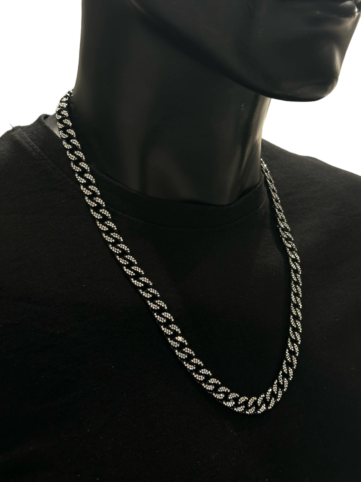 Stainless steel necklace 2K070809-LARGE