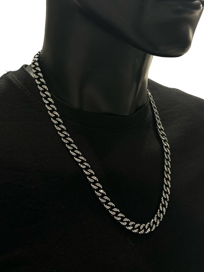 Stainless steel necklace 2K070809-LARGE