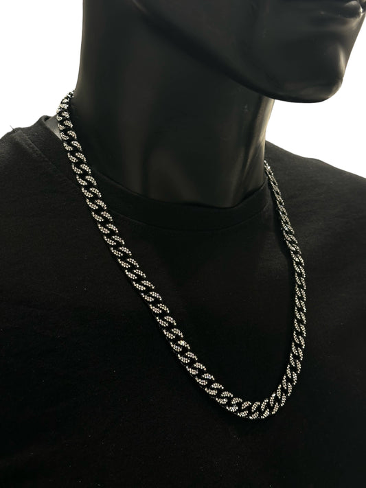 Stainless steel necklace 2K070809-LARGE
