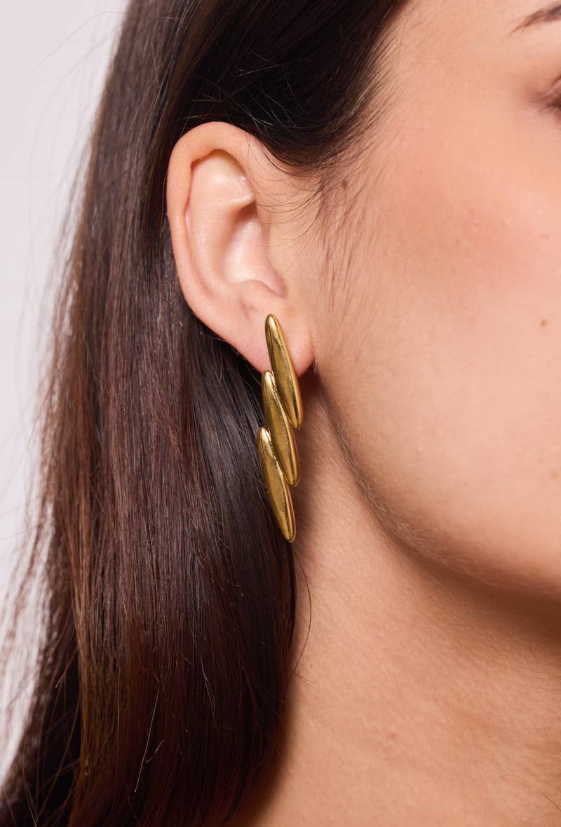 Stainless steel earrings 124RX115