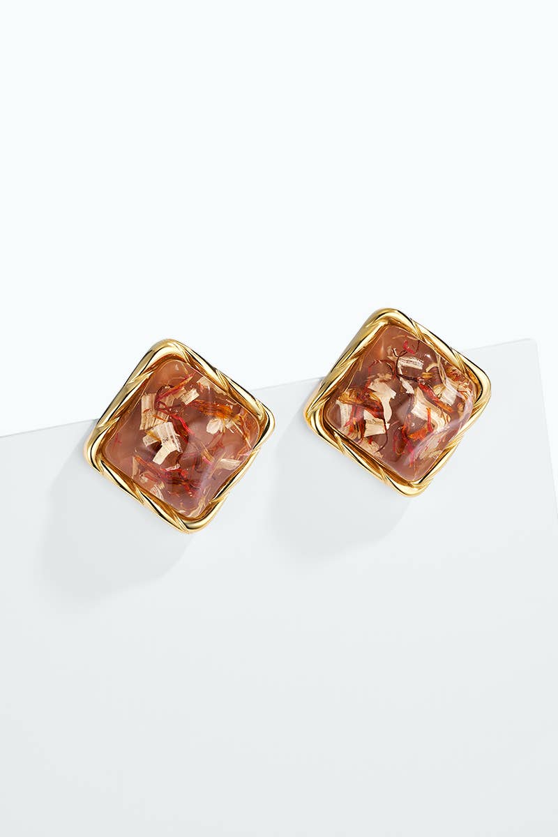 Stainless steel earrings 124AQ593