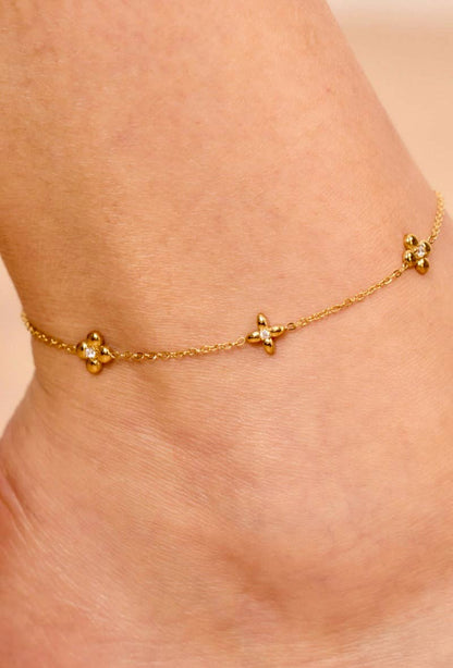 624AQ12 stainless steel ankle chains