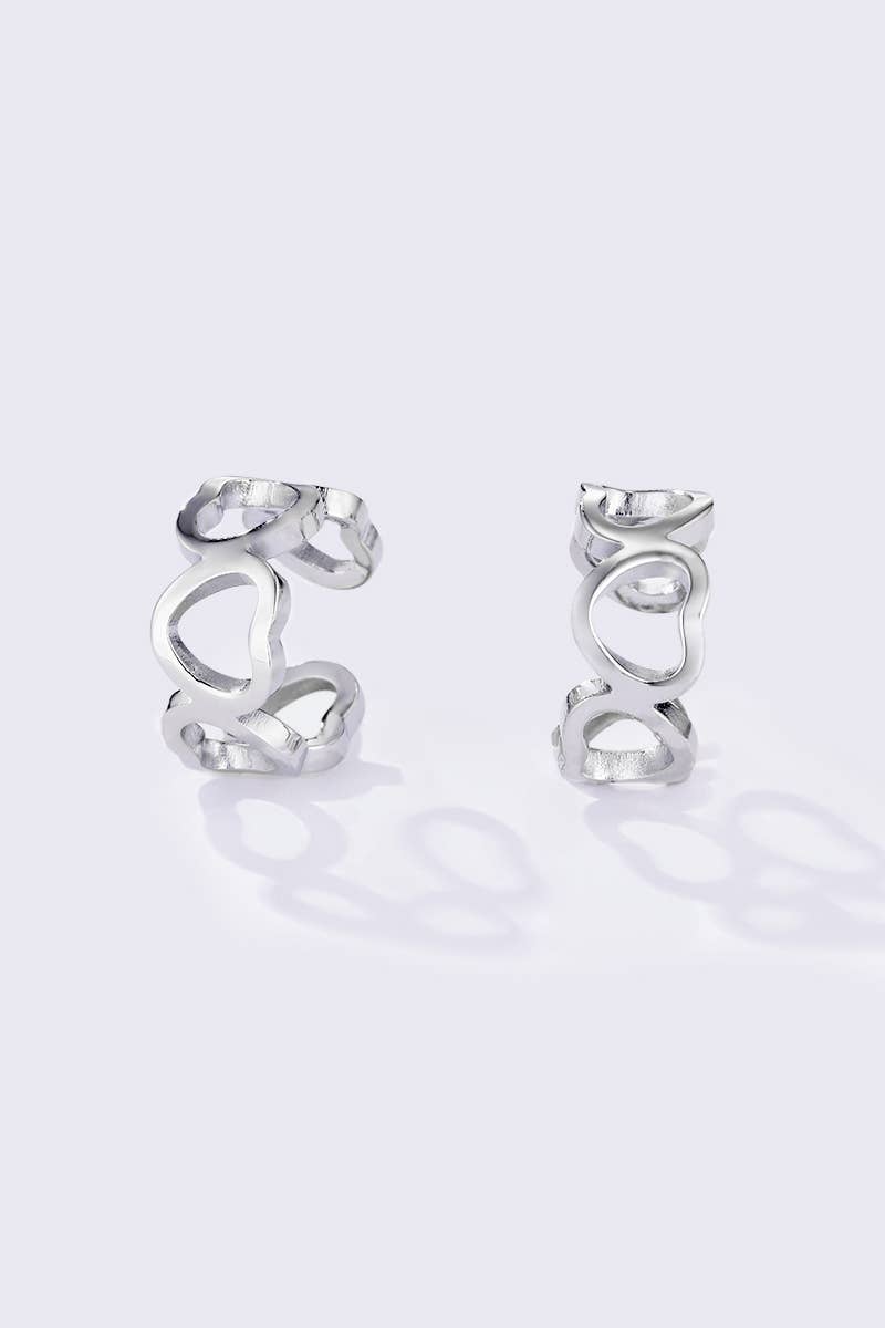 Stainless steel ear cuffs 124AQ528