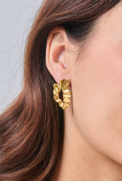 Boucles d'oreilles en acier inoxydable 124DY29