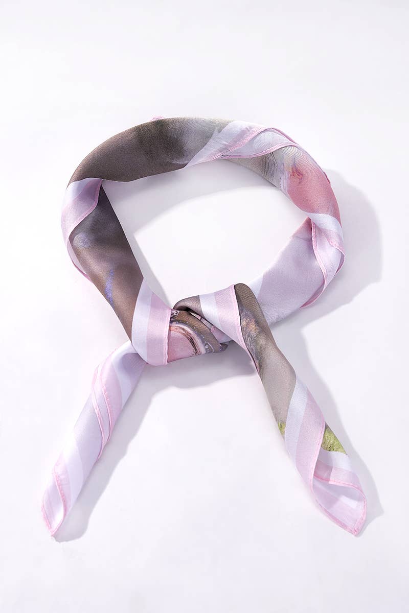 Patterned scarf 65 X 65 CM FL357DF