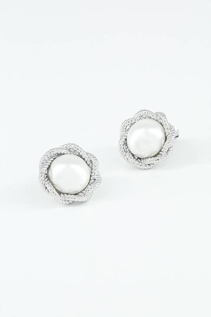 Stainless steel earrings 124AQ320