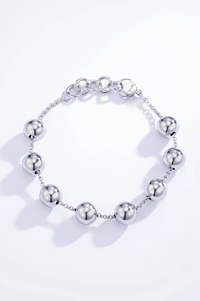 Stainless steel ball bracelet 324YC01