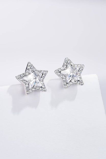 Boucles d'oreilles en acier inoxydable 124AQ518
