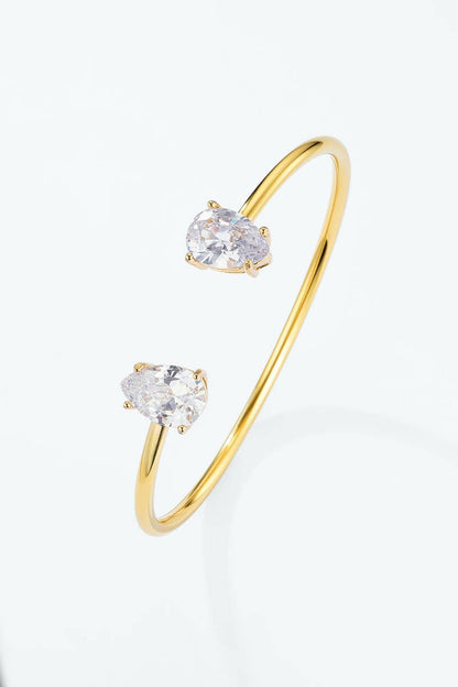 Stainless steel bangle bracelet 324AQ520