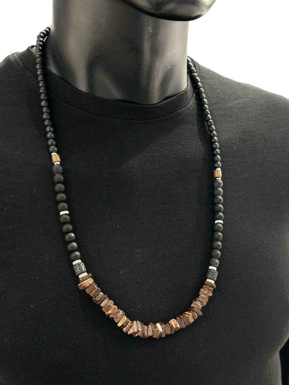 Natural stone necklace 224DS06