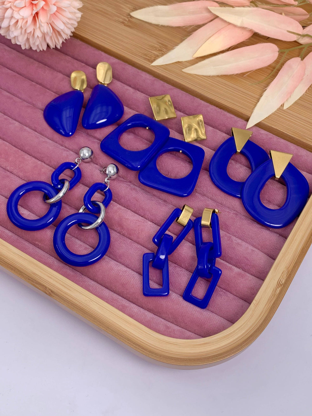 Set de boucles d'oreilles en acier inoxydable SET85