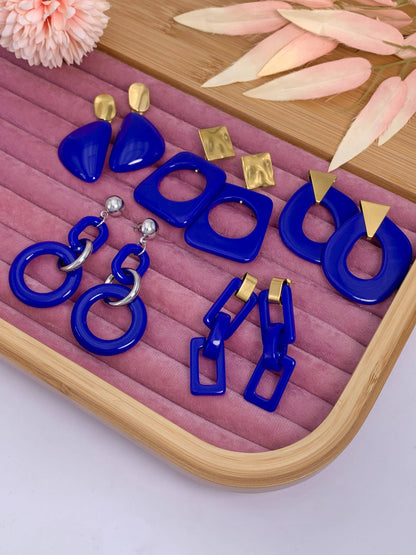 Set de boucles d'oreilles en acier inoxydable SET85