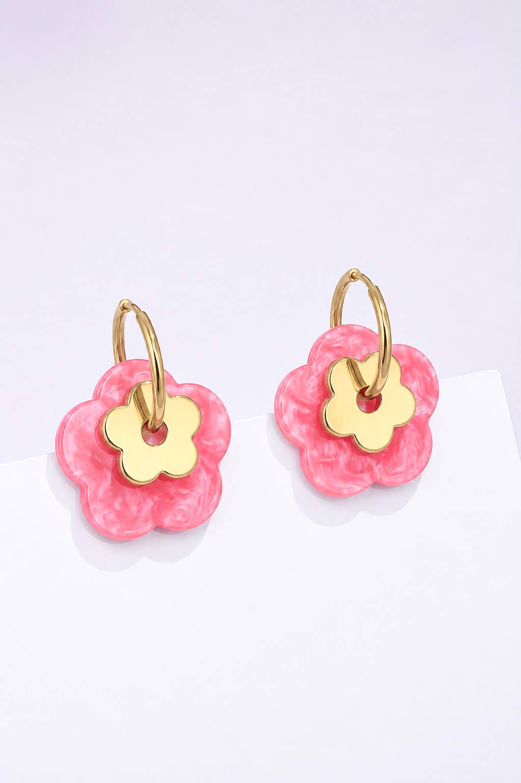 124RX352 stainless steel earrings