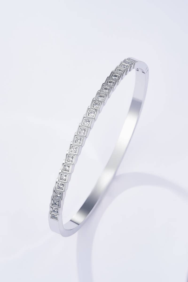 Bracelet jonc en acier inoxydable 324AQ303