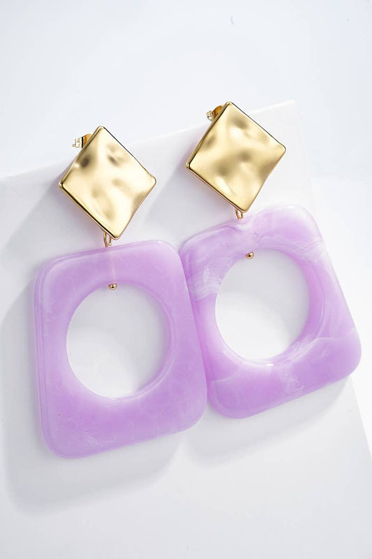 Boucles d'oreilles en acier inoxydable 124CP03
