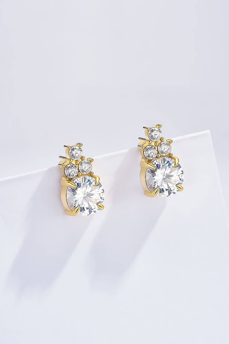 Boucles d'oreilles en acier inoxydable 124RX205