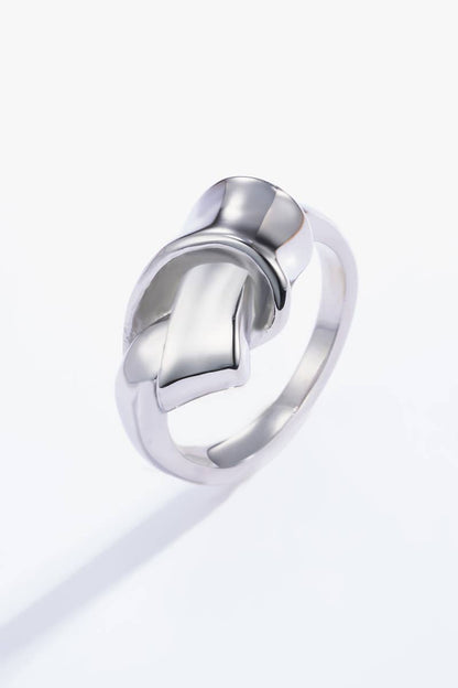 Stainless steel knot ring 424YC23
