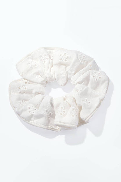 Embroidered elastic scrunchie 12cm FQ220XQ