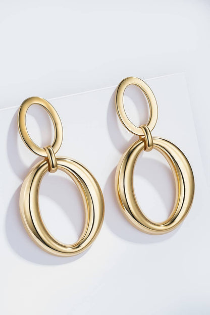 Boucles d'oreille en acier inoxydable 124RX283