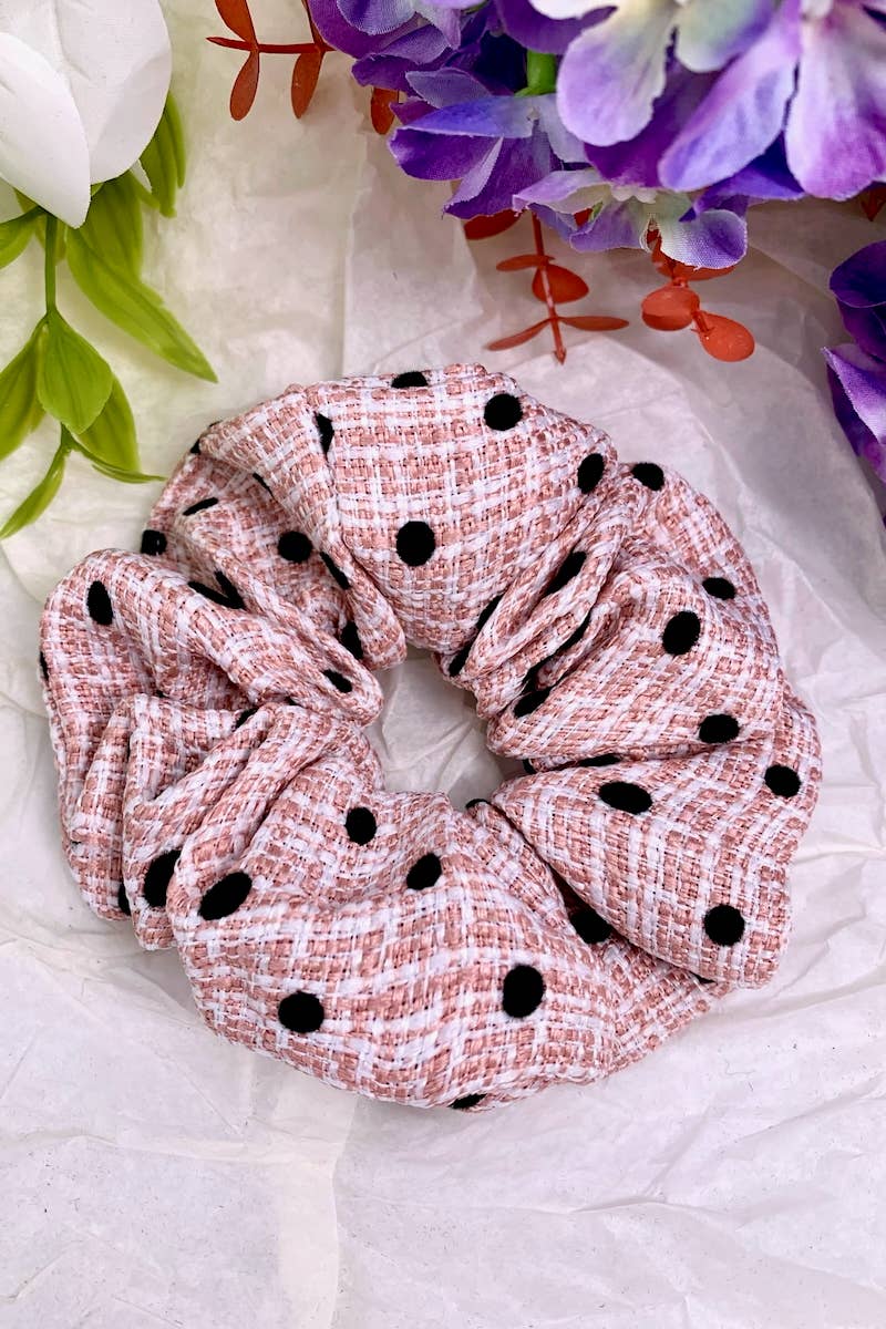 Polka dot scrunchie FQ80