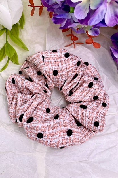 Polka dot scrunchie FQ80