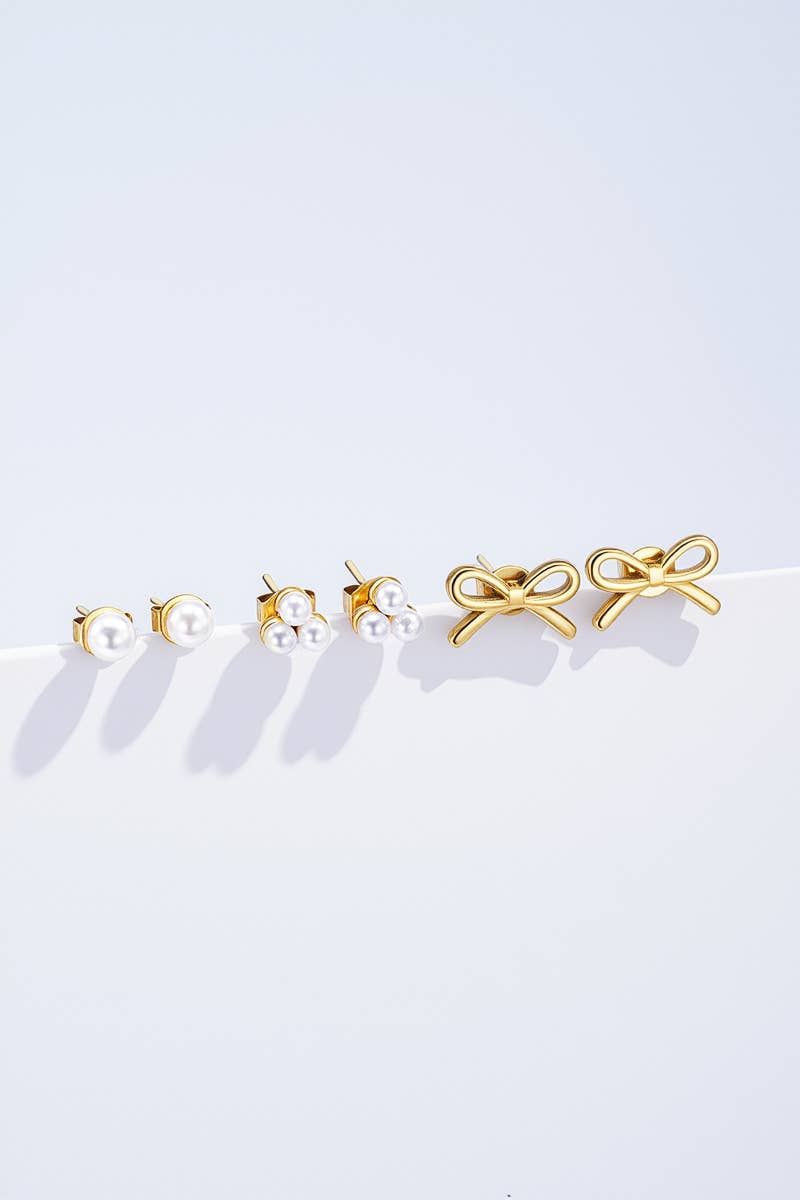 124AQ429 stainless steel earrings