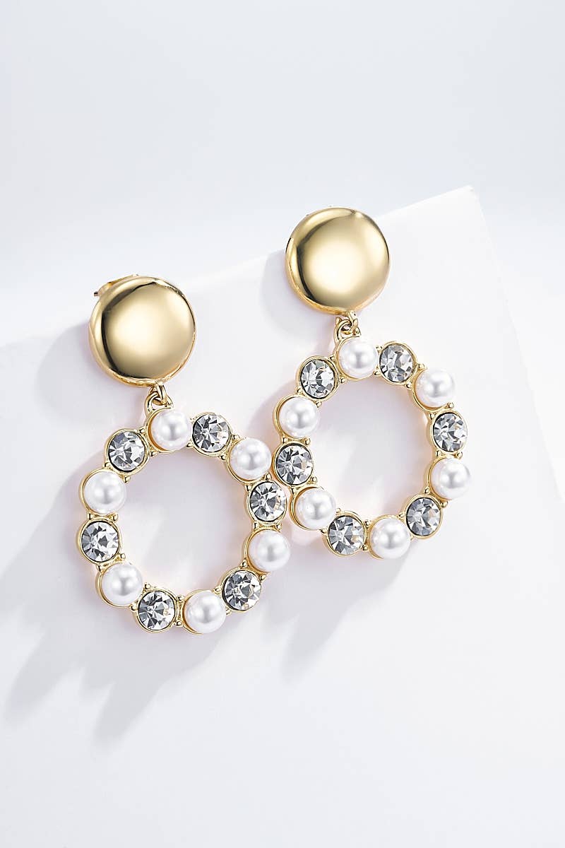 Boucles d'oreilles en acier inoxydable 124AQ219