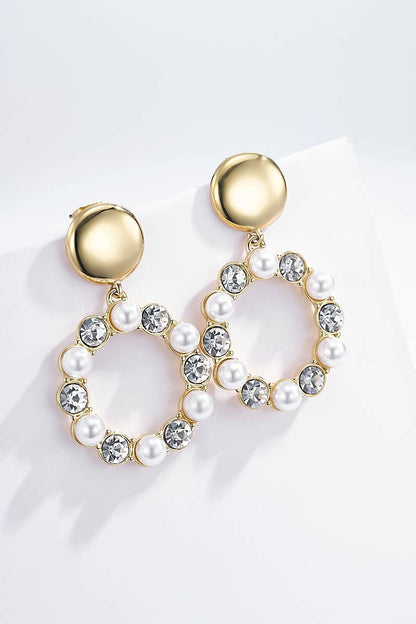 Boucles d'oreilles en acier inoxydable 124AQ219
