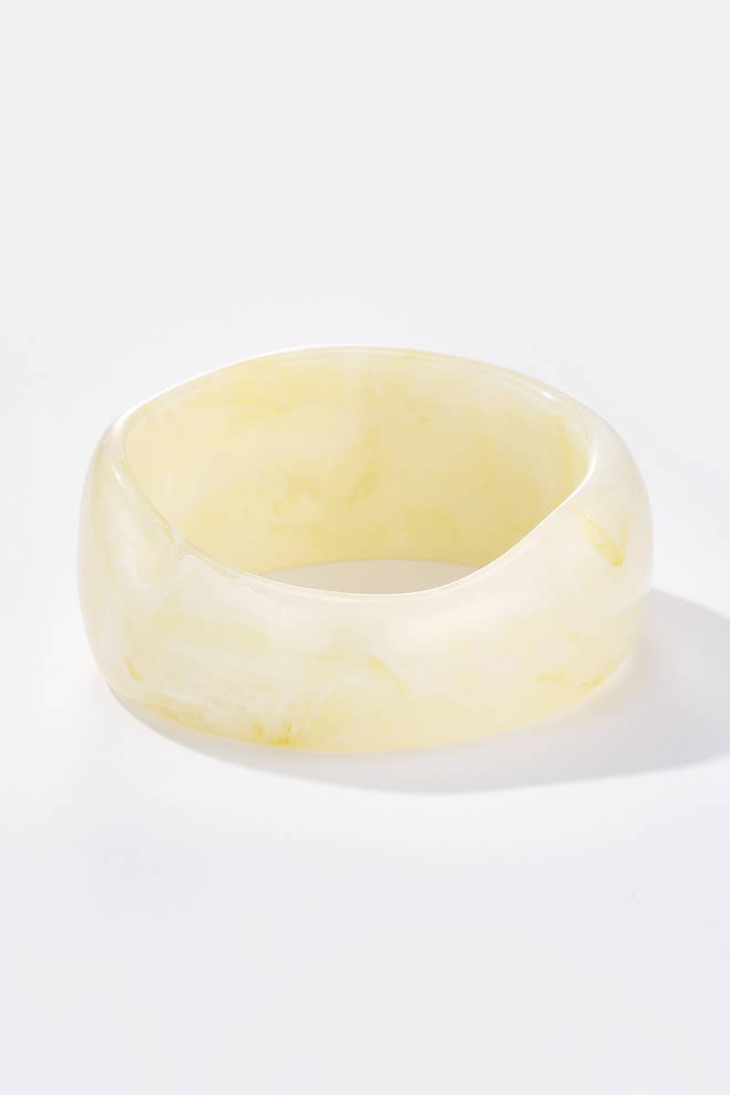 Resin bangle bracelets 324JJ07