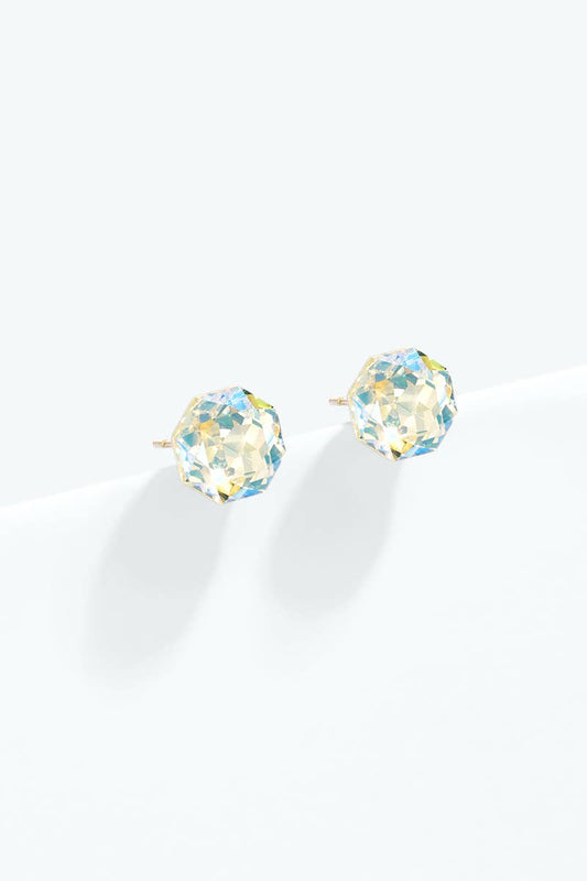 Boucles d'oreille en acier inoxydable 124AQ607