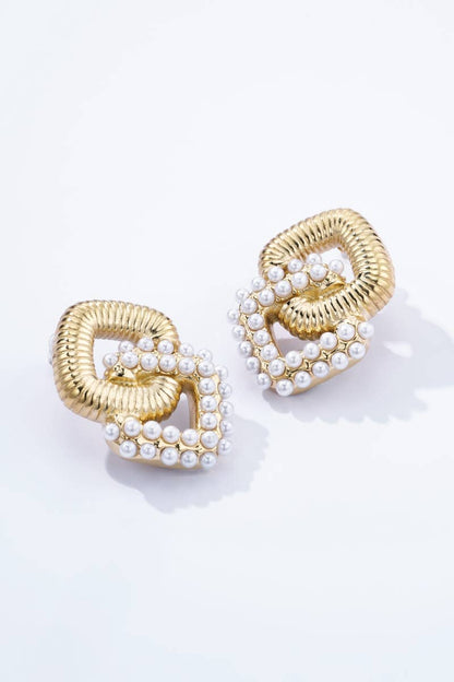 Boucles d'oreilles en acier inoxydable 124AQ326