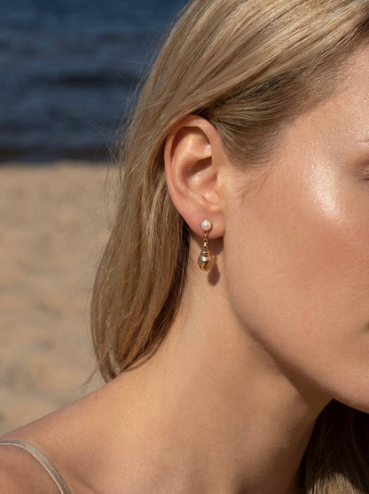Boucles d'oreilles en acier inoxydable 124RX328