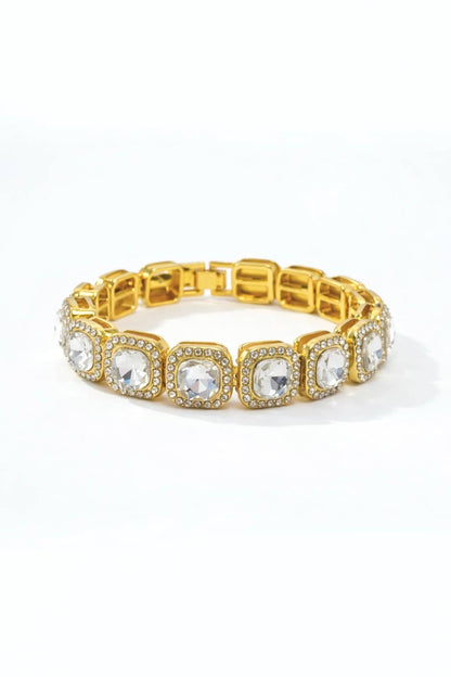 Bracelet strass 20cm  en alliage 324KL07