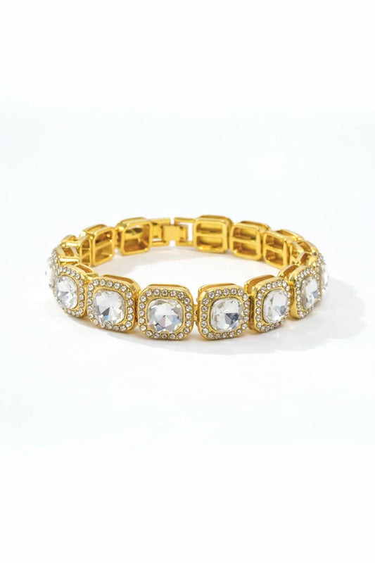 Bracelet strass 20cm  en alliage 324KL07