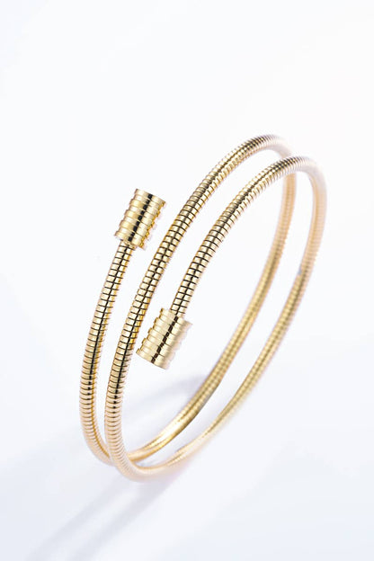 Stainless steel bangle bracelet 324AQ69
