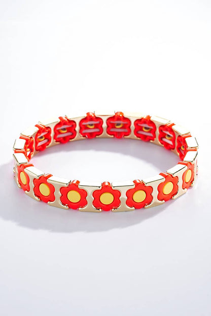 Colorful elastic steel bracelet 324CP07