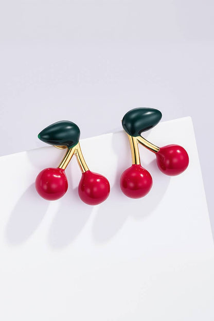 Stainless steel earrings 124AQ418