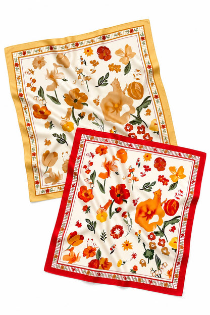 Foulard à motif 70 x 70 cm FL550