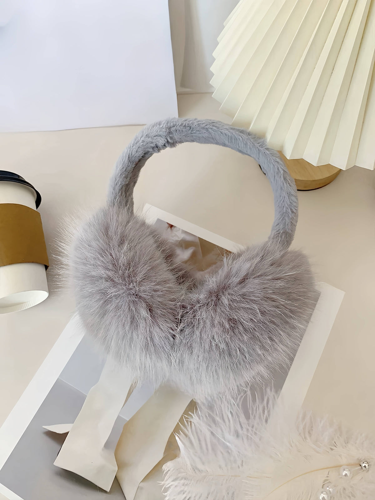 Cache-oreilles en fausse fourrure CC02