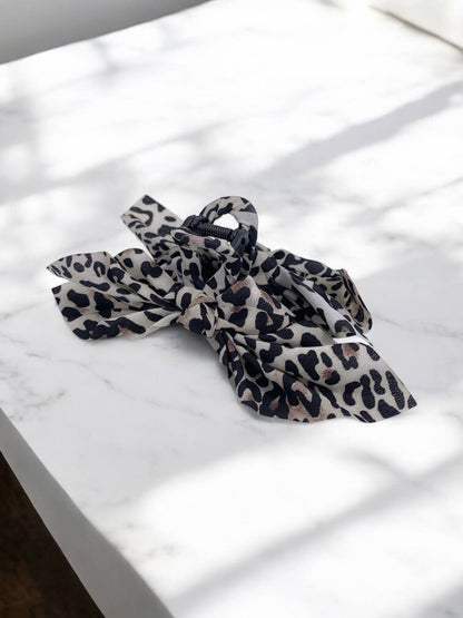 Leopard hair clip ZE20