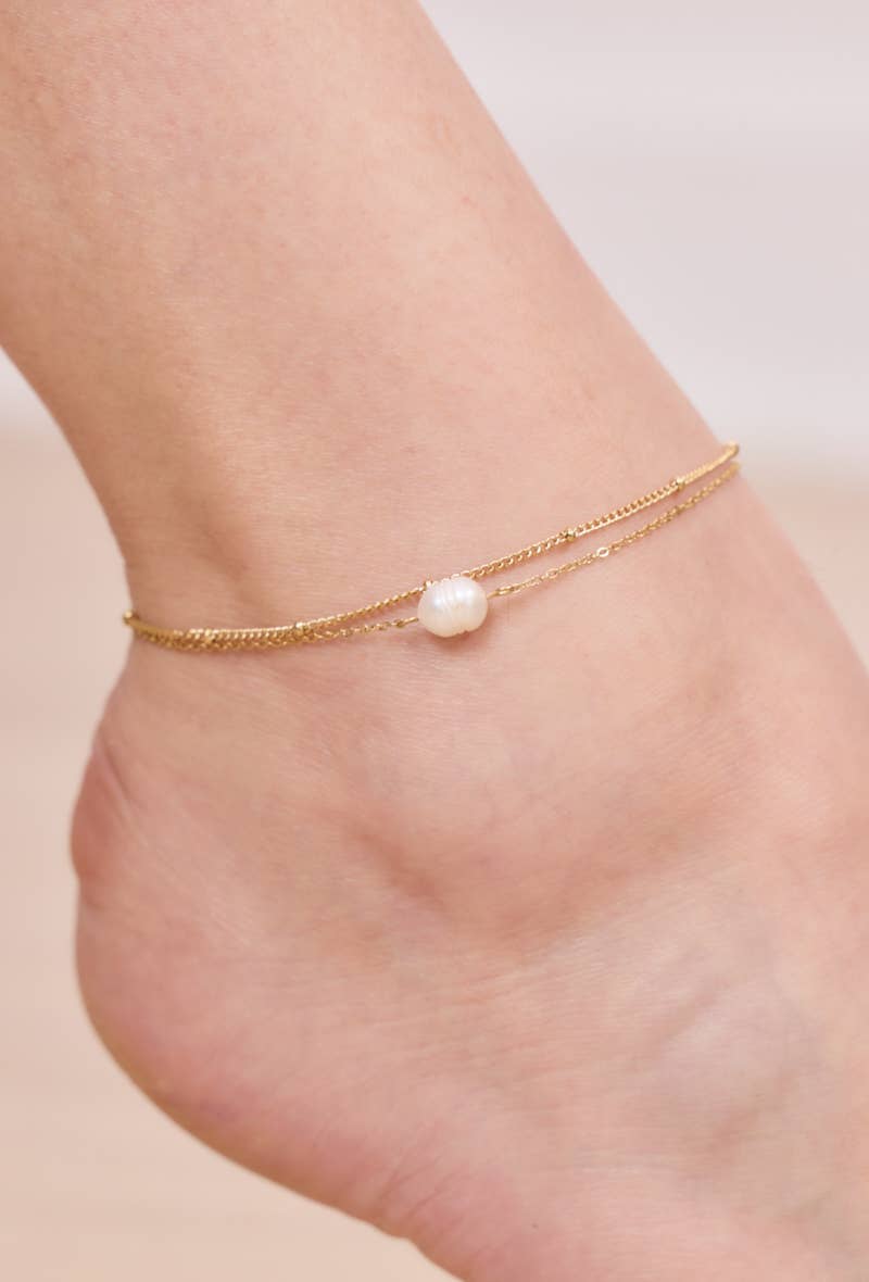 Stainless steel ankle chains 624AQ04
