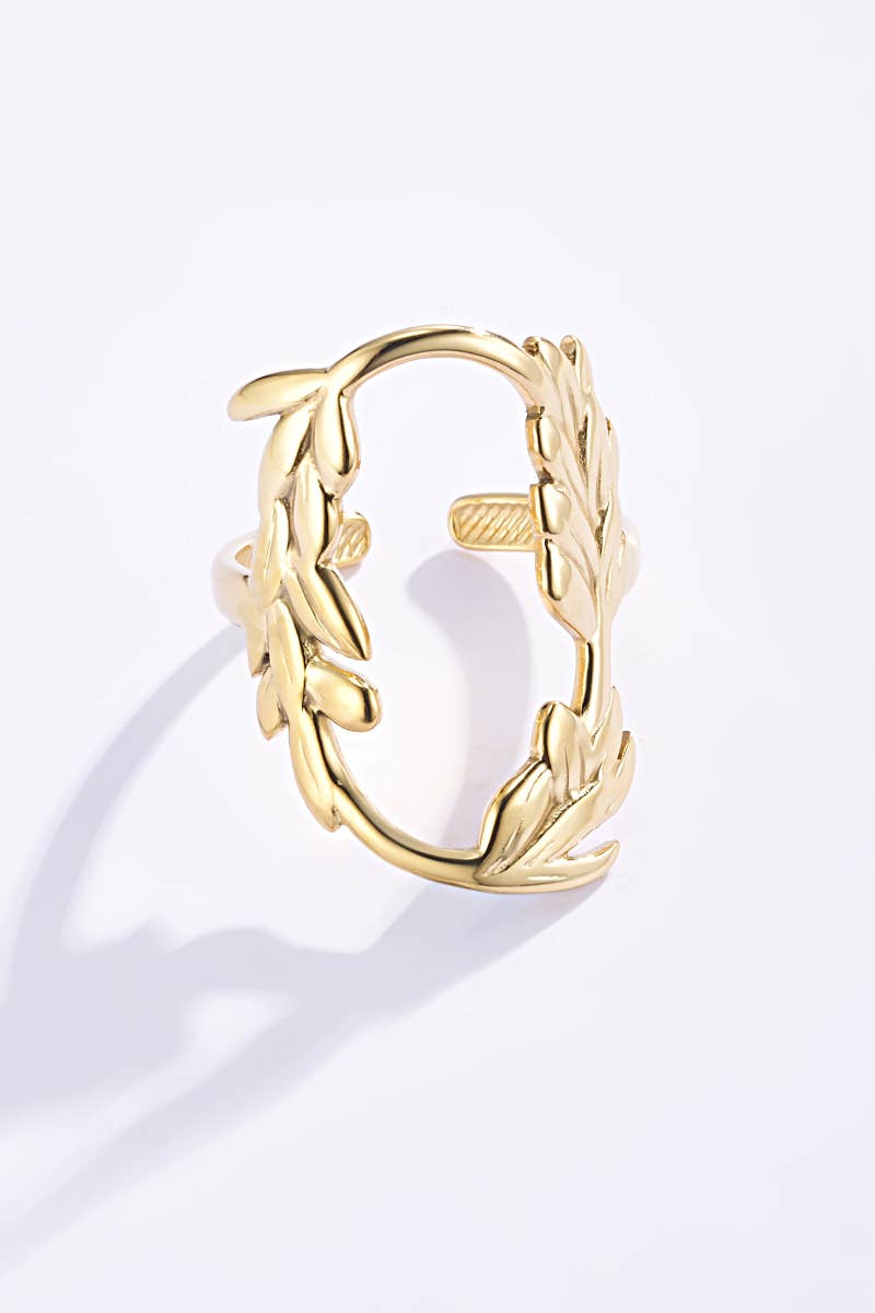 Bague feuilles en acier inoxydable 424RX42